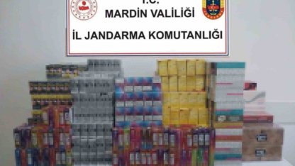 Mardin’de 10 bin paket kaçak sigara ele geçirildi