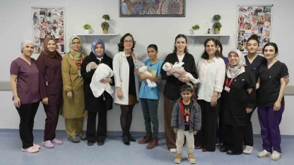 MEAH’ta 750 gram altı 3 prematüre bebek taburcu edildi