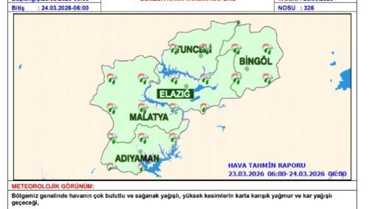 Meteorolojiden çığ uyarısı
