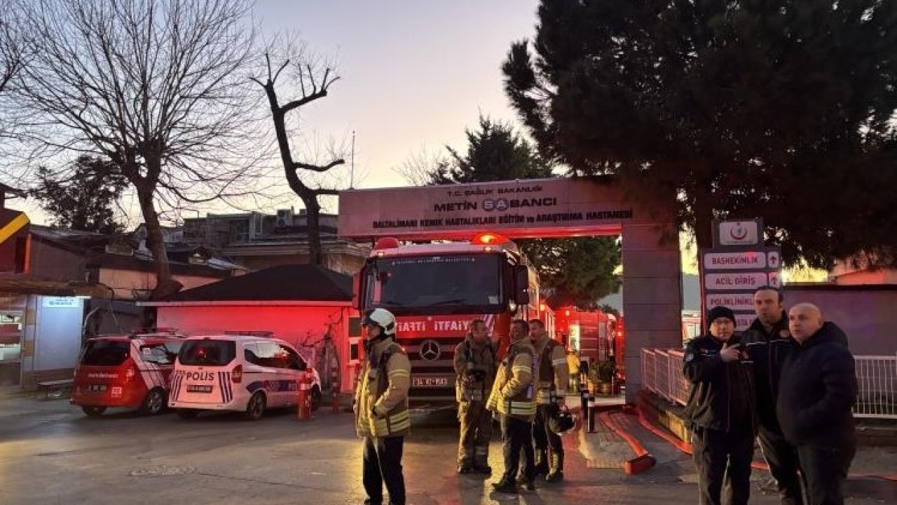 Metin Sabancı Baltalimanı Kemik Hastalıkları Eğitim ve Araştırma Hastanesi’nde yangın: 11 hasta tahliye edildi