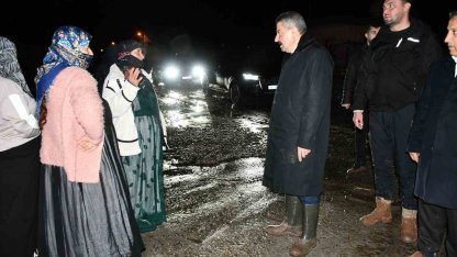 Milletvekili Arslan Tatar Kasrik’teki sel bölgesinde incelemelerde bulundu