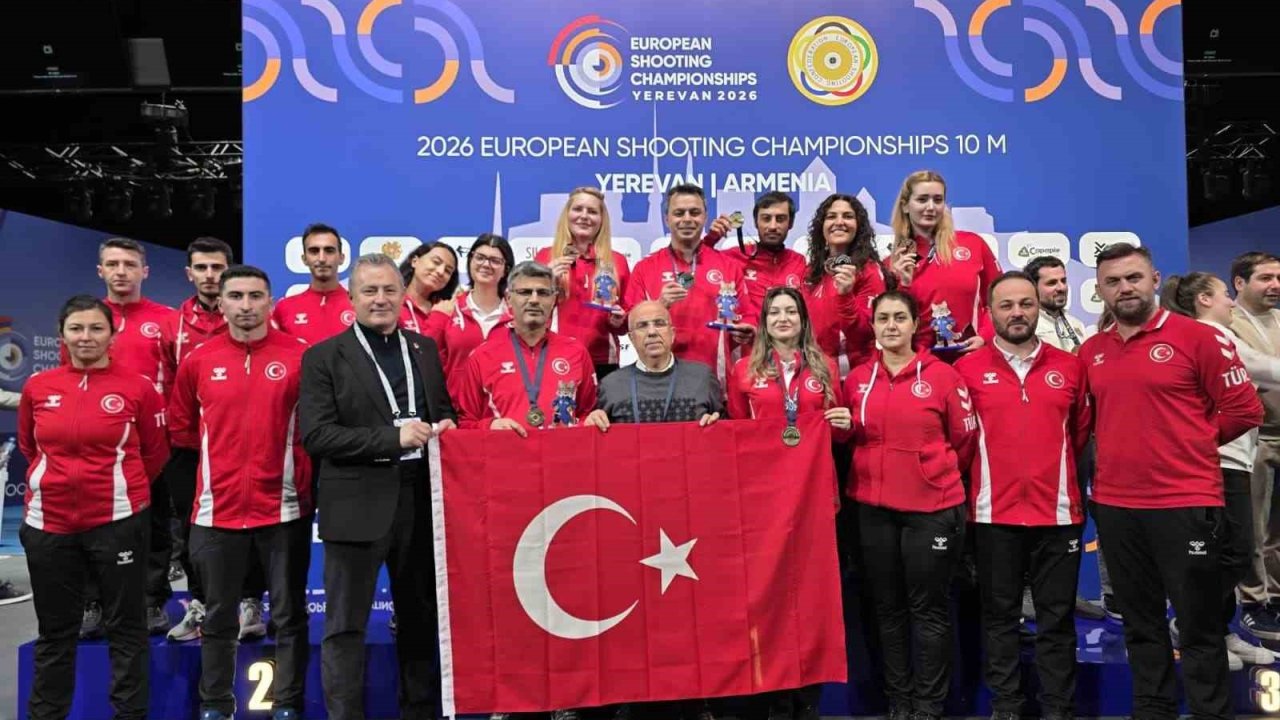 Milli atıcılar Avrupa Şampiyonası’ndan 7 madalya ile döndü