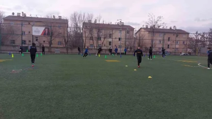 Muş’ta futbol antrenmanları sürüyor