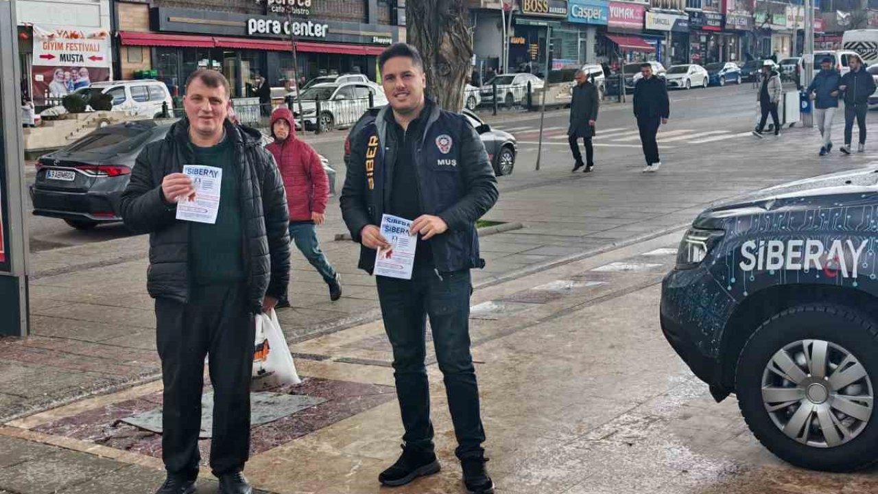 Muş’ta vatandaşlara siber güvenlik uyarısı