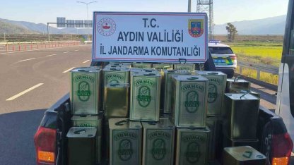 Nazilli’de 1 milyon TL değerinde taklit zeytinyağı ele geçirildi