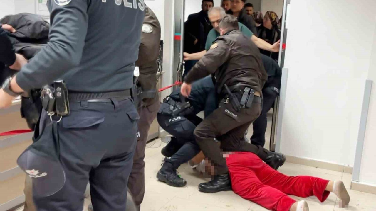 Oğul annesinin sevgilisini bıçakladı, anne ise polis memurunu tokatladı