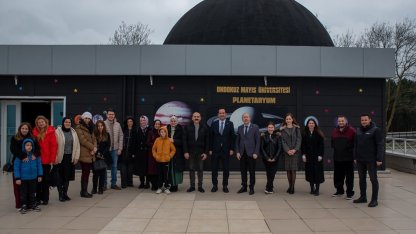 OMÜ Planetaryum’da personele uzay yolculuğu yaşatan sunum