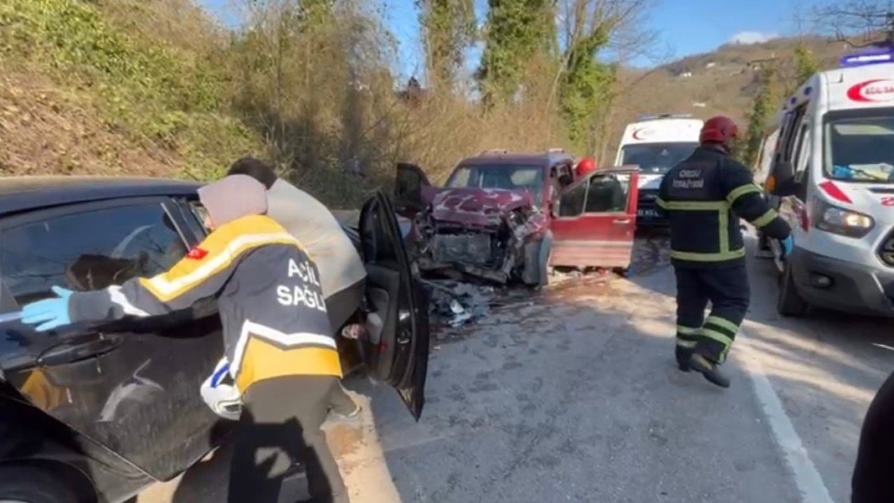 Ordu’da trafik kazası: 6 yaralı