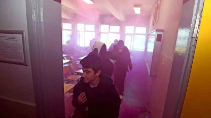 Osmangazi’de gerçeğini aratmayan yangın tatbikatı