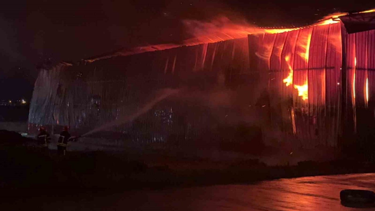 Osmaniye’de karton fabrikasında yangın