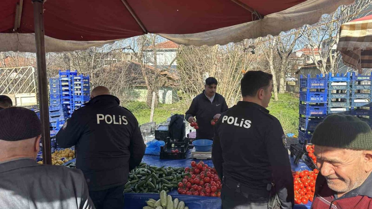 Pazarda cüzdan hırsızlığı iddiası polisi harekete geçirdi