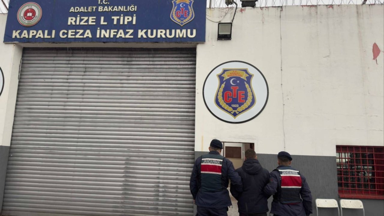 Rize’de uyuşturucu hükümlüsü yakalandı