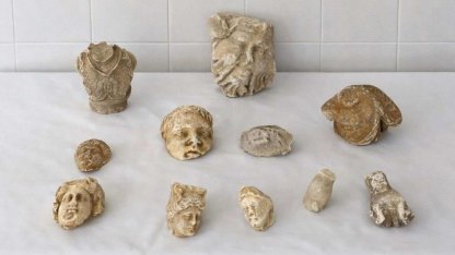 Roma dönemine ait heykel parçalarıyla yakalanan 5 şüpheli gözaltına alındı