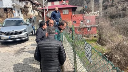 Saimbeyli’de dere ıslahı çalışmaları için saha incelemeleri gerçekleştirildi