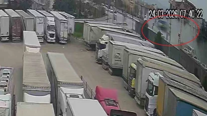 Samsun’da 18 kişinin yaralandığı feci kaza görüntülendi