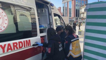 Samsun’da elektrikli motor park halindeki araca çarptı: 1 yaralı