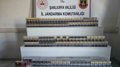 Şanlıurfa’da kaçakçılık operasyonunda binlerce ürün ele geçirildi