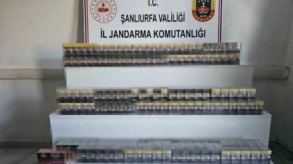 Şanlıurfa’da kaçakçılık operasyonunda binlerce ürün ele geçirildi