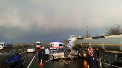 Şanlıurfa’da zincirleme trafik kazası: 1 ölü, 5 yaralı