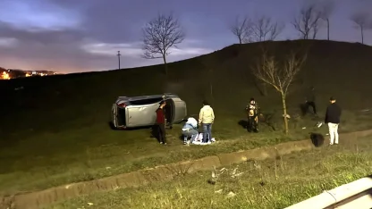 Şarampole uçtu, 5. kez alkollü çıkınca 390 bin lira ceza yedi