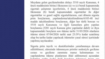 SGK açıkladı: Son ödeme süresi 7 Nisan’a uzatıldı