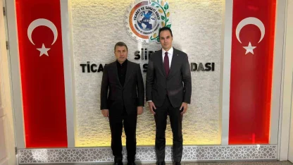 Siirt TSO Başkanı Güven Kuzu, DYP Genel Başkanı Küpeli ile bir araya geldi