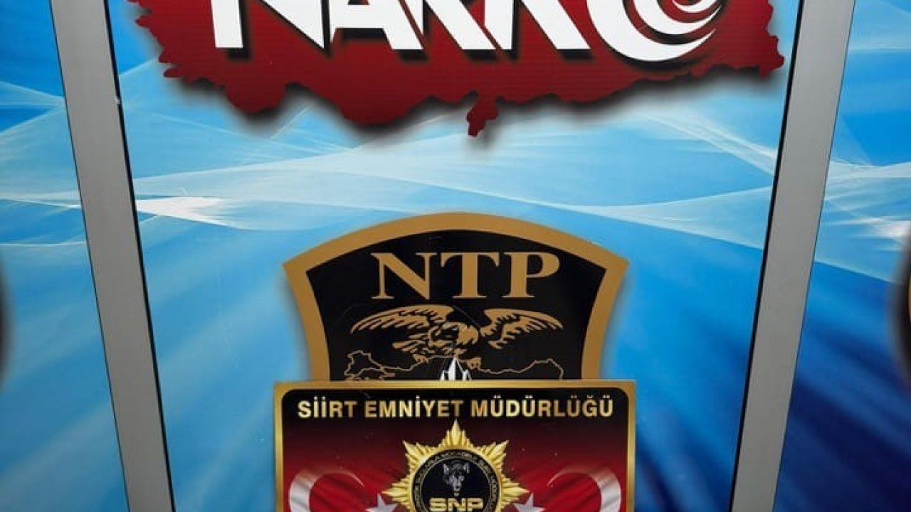 Siirt’te 9 kilo 700 gram esrar ele geçirildi