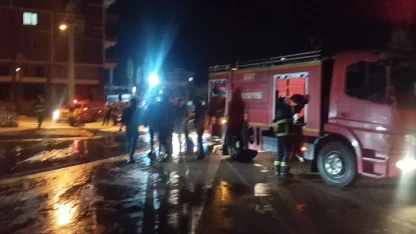 Siirt’te akaryakıt istasyonunda çıkan yangında faciadan dönüldü