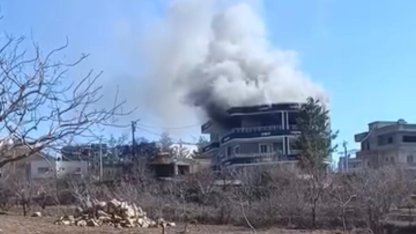 Siirt’te ev yangını