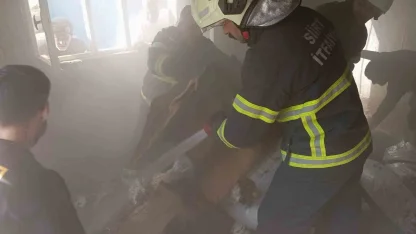 Siirt’te ev yangını