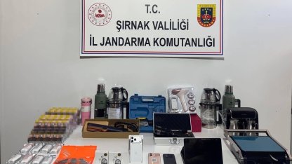Şırnak’ta son bir haftada jandarma operasyonlarında 15 tutuklama