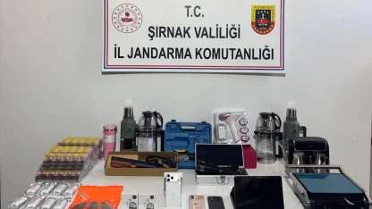 Şırnak’ta son bir haftada jandarma operasyonlarında 15 tutuklama