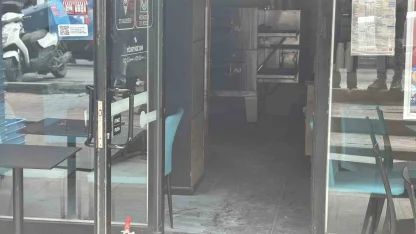 Şişli’de pizzacıda korkutan yangın