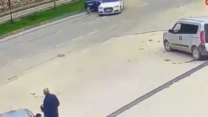 Sürücüsüz araç trafiğe çıktı, kaza böyle geldi