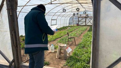 Tavşanlı’da KOBÜKS kapsamında sera kontrolleri