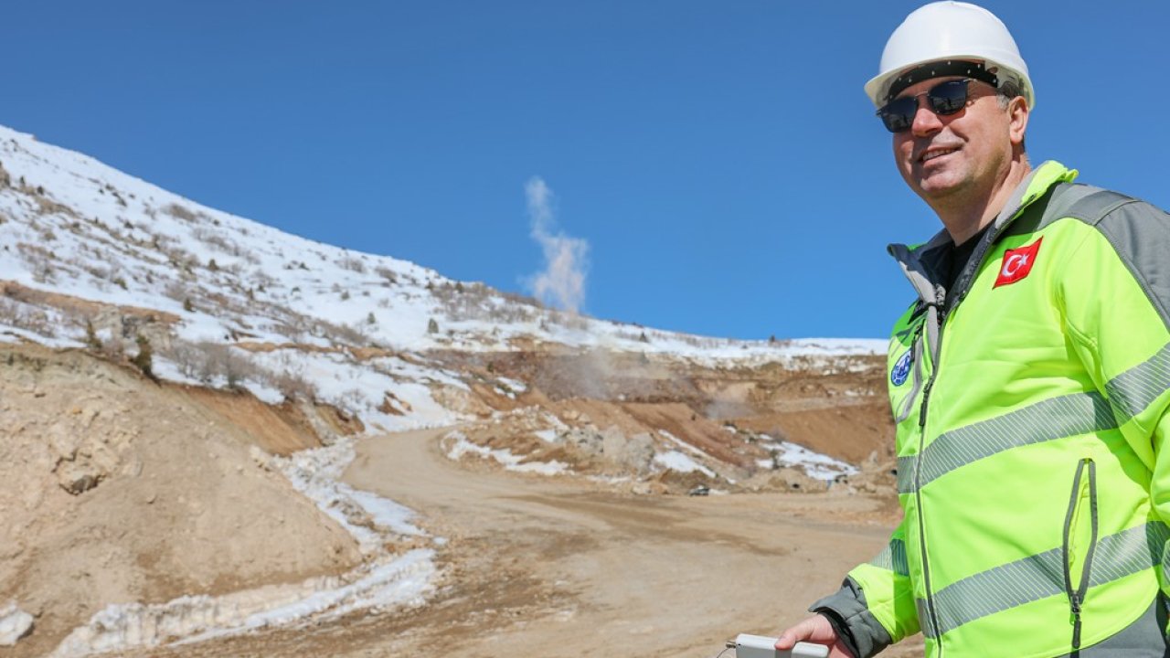Tecer Taş Kırma ve Eleme Tesisi’nde yeni sezonun ilk patlatması yapıldı