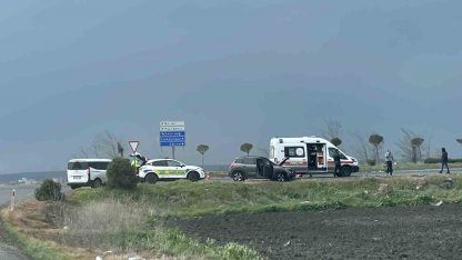 Tekirdağ’da trafik kazası: 2 yaralı