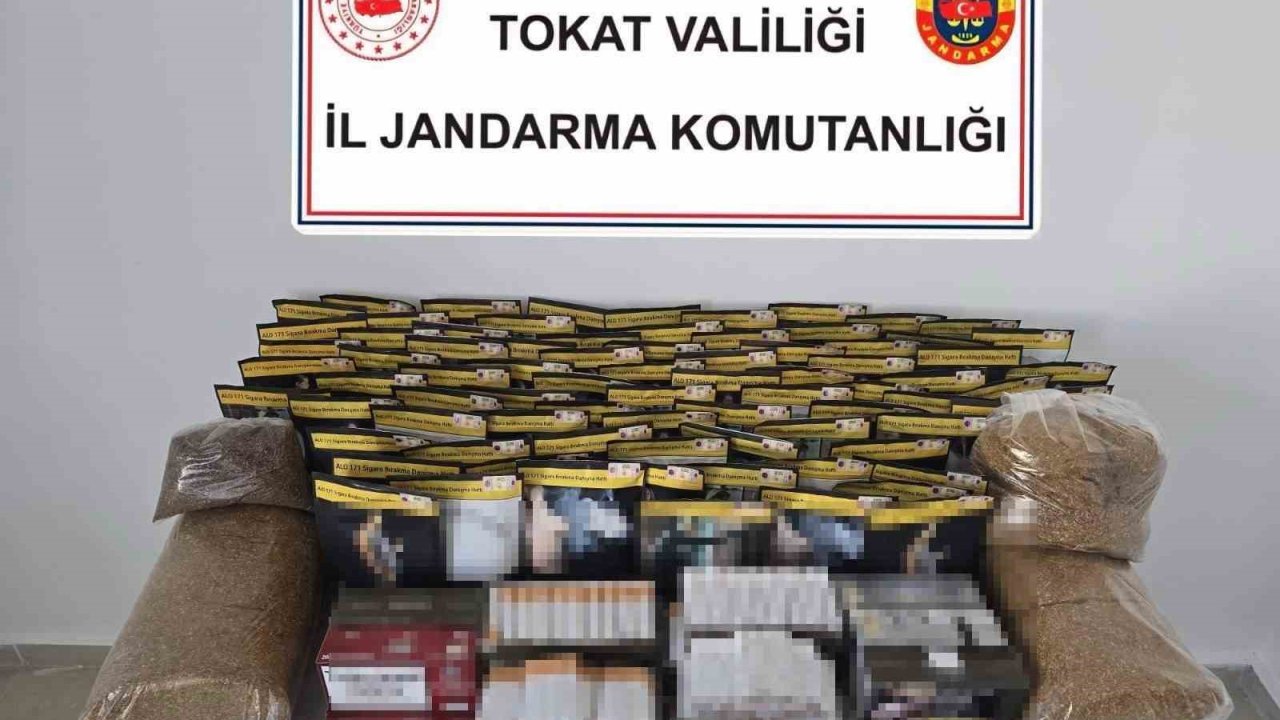 Tokat’ta kaçak tütünle yakalanıp, adliyede serbest kaldılar