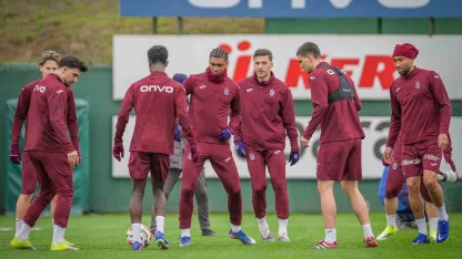 Trabzonspor, Galatasaray maçı hazırlıklarını sürdürdü