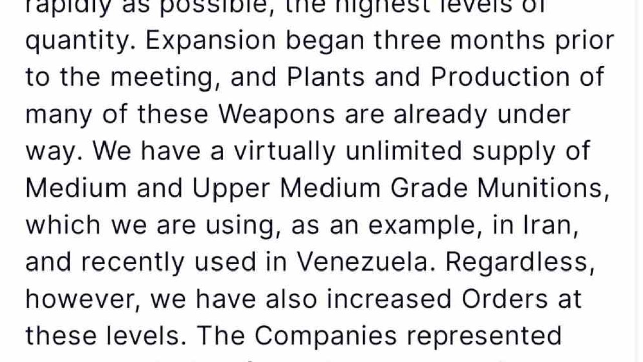 Trump, silah şirketlerinin yöneticileri ile bir araya geldi