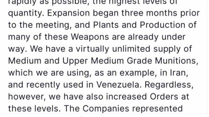 Trump, silah şirketlerinin yöneticileri ile bir araya geldi