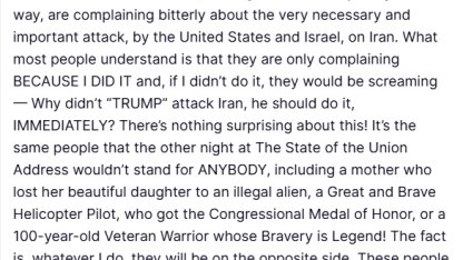 Trump’tan Demokratlara İran tepkisi: "Ne yaparsam yapayım karşısında olacaklar"