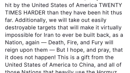 Trump’tan İran’a Hürmüz Boğazı uyarısı: "Yirmi kat daha sert şekilde vururuz"