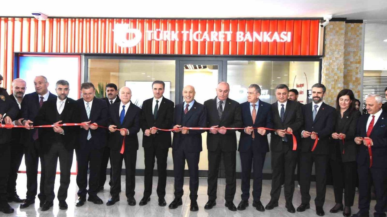 Türk Ticaret Bankası’nın Erzurum şubesi hizmete açıldı