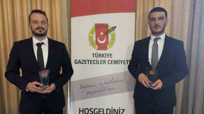 Türkiye Gazeteciler Cemiyeti’nden İHA’ya ödül