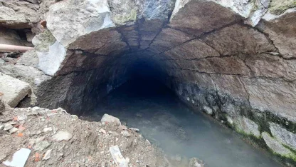 Türkiye’de bir örneği daha yok; Trabzon’da Roma dönemine ait su kanalı ortaya çıktı