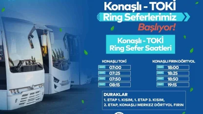 Tuzla Belediyesi’nden Konaşlı TOKİ ve çevresine ücretsiz ring hizmeti