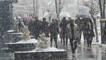 Van’da kar yağışı ve sis etkili oluyor