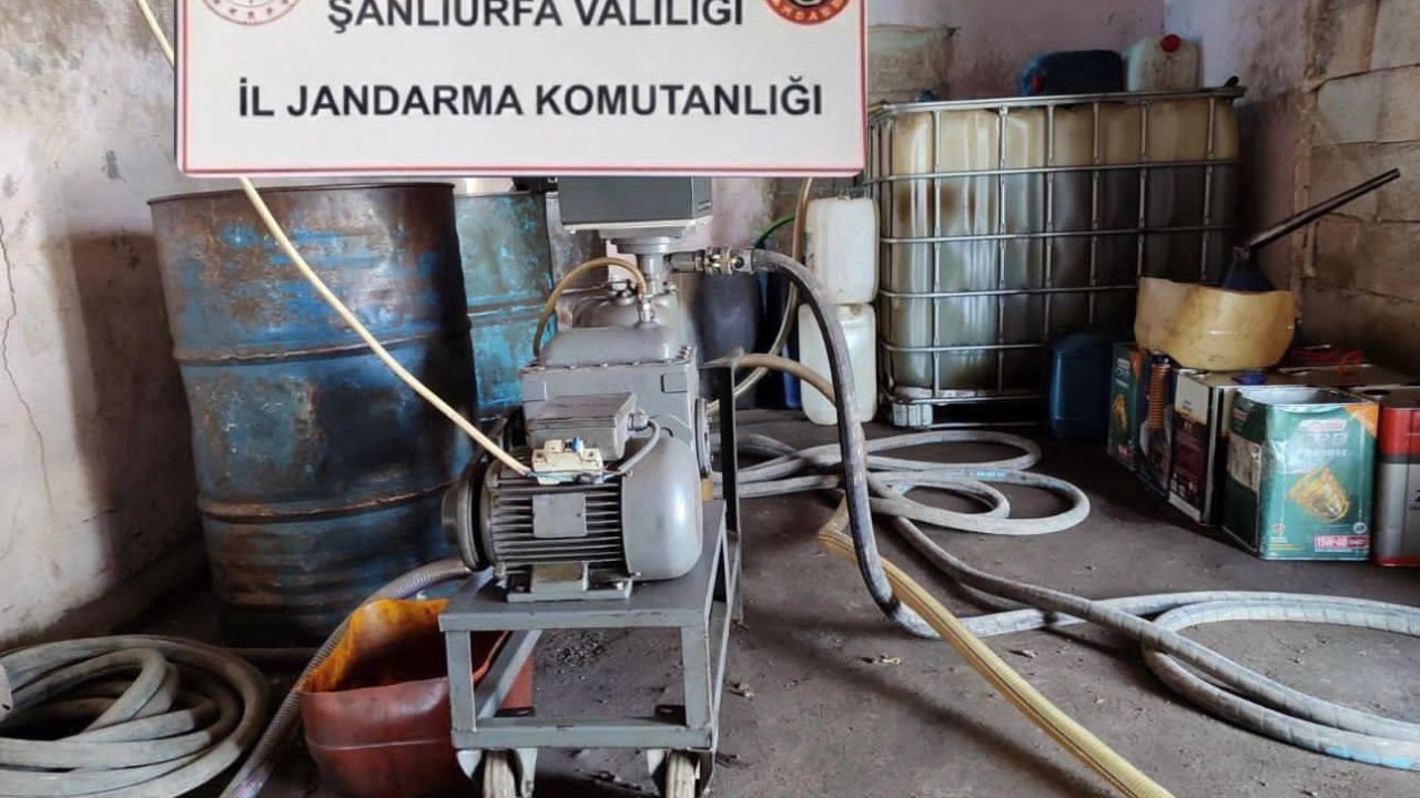 Viranşehir’de kaçak akaryakıt operasyonu : 1 gözaltı