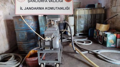 Viranşehir’de kaçak akaryakıt operasyonu : 1 gözaltı